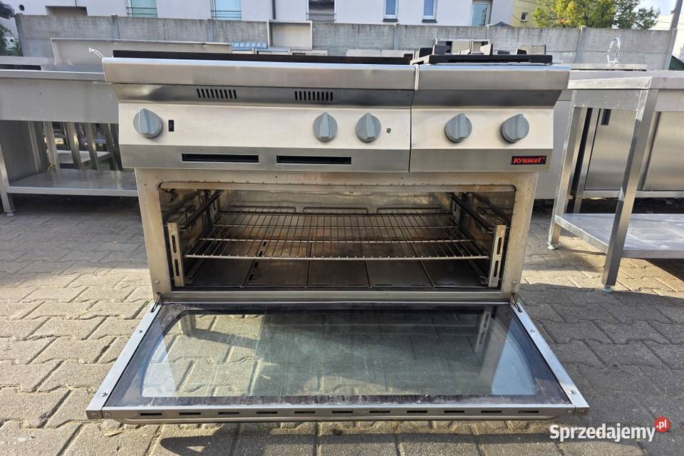 Kuchnia Gaz Z Płytą Żeliwną Duży Piekarnik Elekt Gastronomia Nowe Skalmierzyce sprzedam