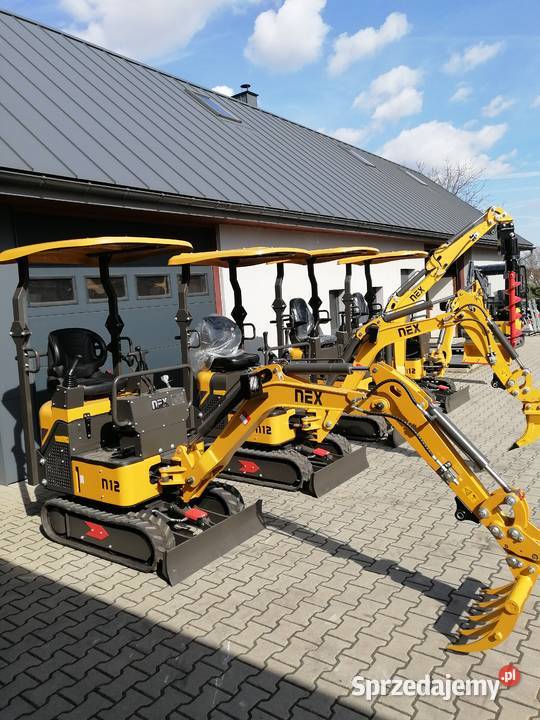 Minikoparka Nex N12 joystick Yanmar 3TNV70 Cieszyn