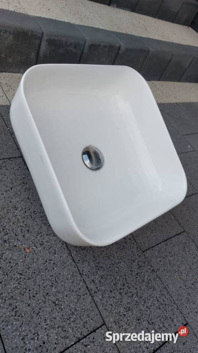 umywalka ceramiczna w ksztalcie kwadratu kolor Kraków