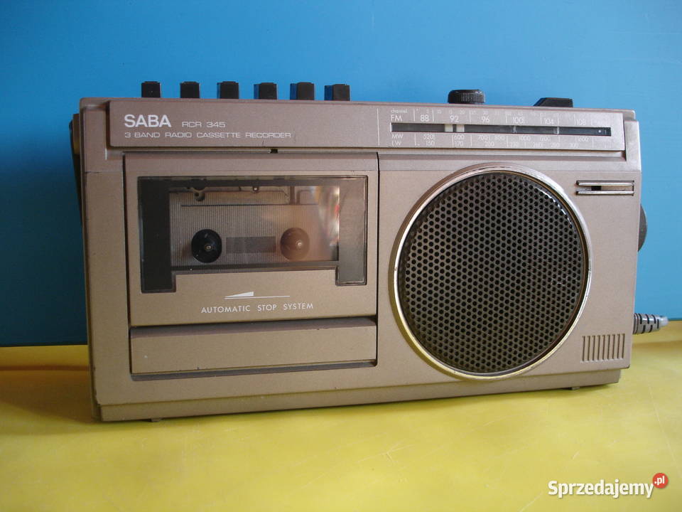 Radiomagnetofon SABA RCR345 Pozostałe Zielona Góra