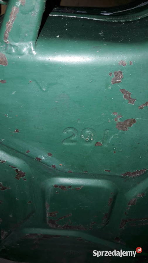 Kanister metalowy blaszany 20l Głuchołazy