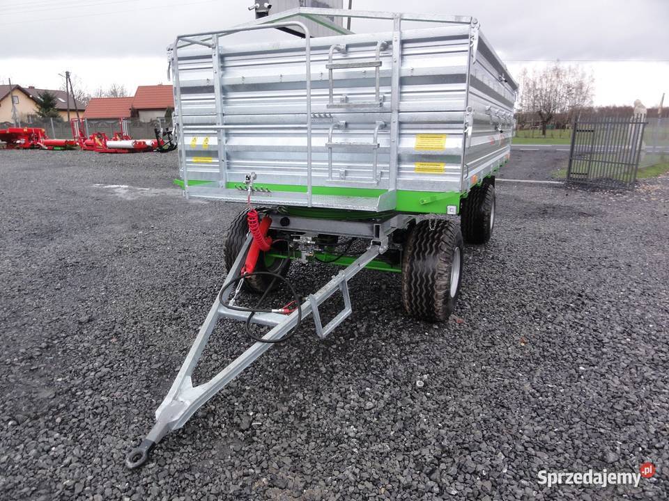 Przyczepa Dwuosiowa 4T6T8T Wywrot 3 Strony małopolskie Kraków sprzedam