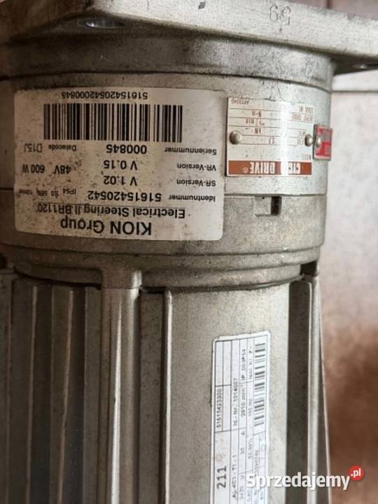 Silnik skrętu LINDE ES 1120 51615420542 48V 600W Do wózków widłowych