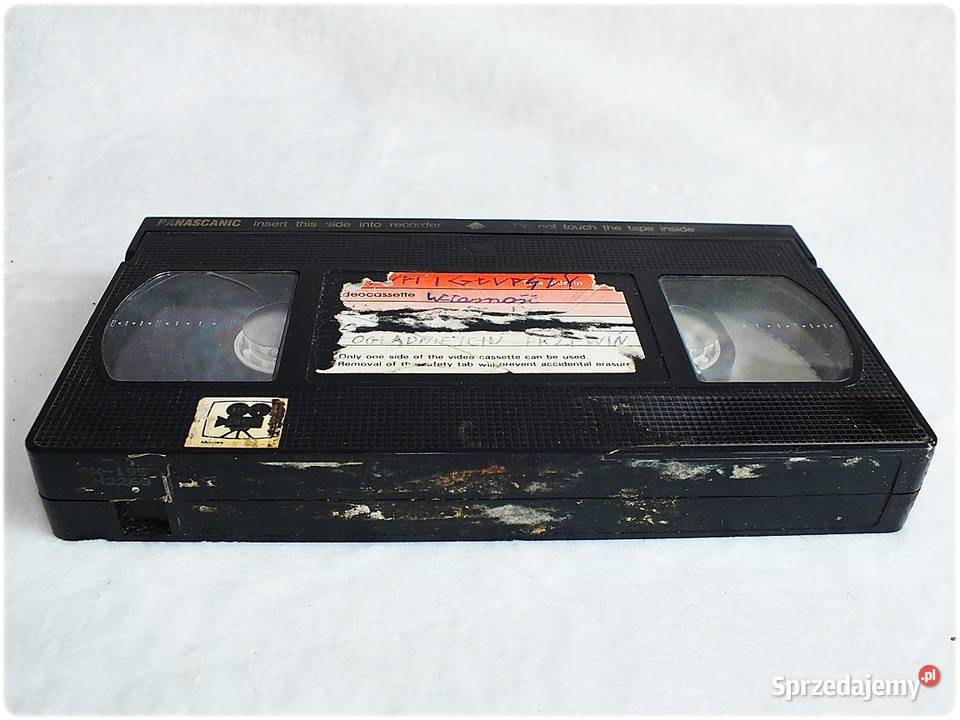 Kaseta VHS PANASCANIC 195 minut Nagrany Film VHS Żary
