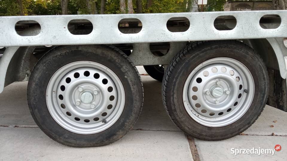 Przyczepka lekka 750 dwuosiowa platforma 2 Giżycko