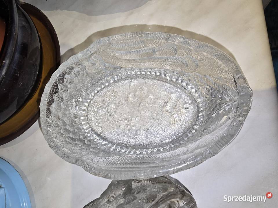 Bomboniera łabędź szkło transparentne Sosnowiec sprzedam