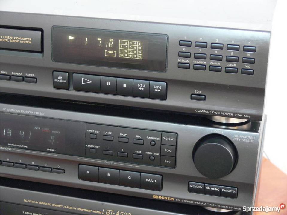 Wzmacniacz korektor CD i tuner Sony LBTA590 Jasło