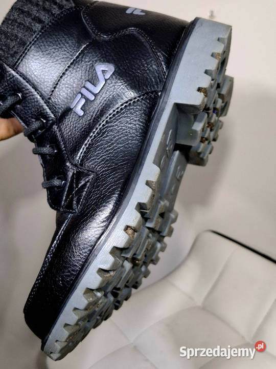 Fila 38 czarne ocieplane trapery zimowe Kraków sprzedam