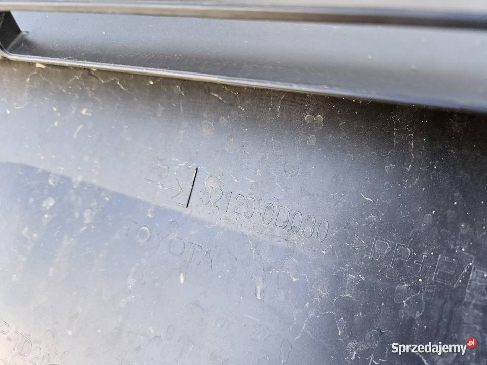 TOYOTA YARIS CROSS KRATKA SPOILER ZDERZAKA PRZÓD wielkopolskie Międzychód