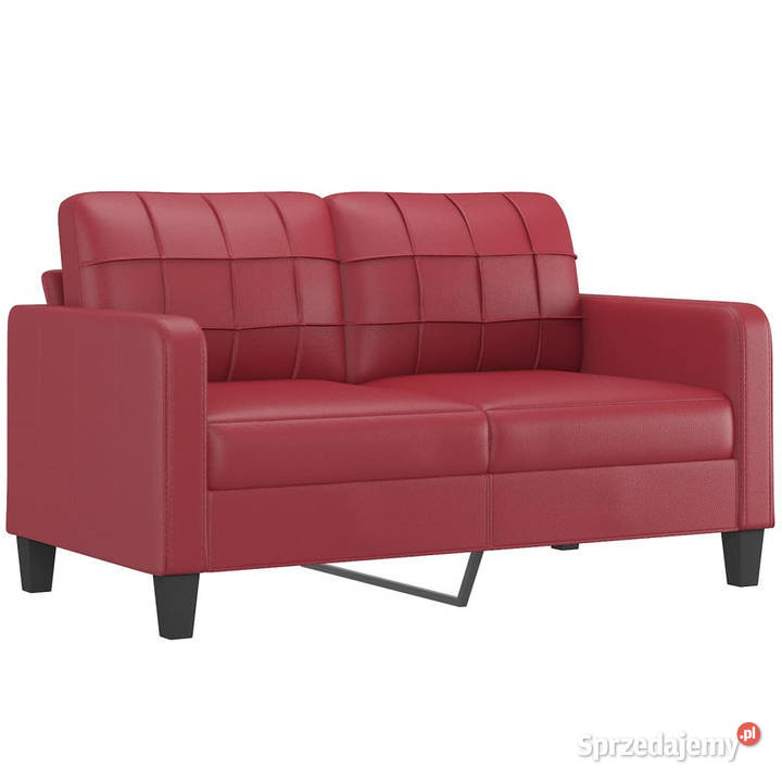 2os sofa z poduszkami winna czerwień 140 Warszawa