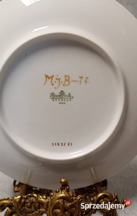 Rosenthal 5Talerz Talerze Bukiet Kwiaty Augustów