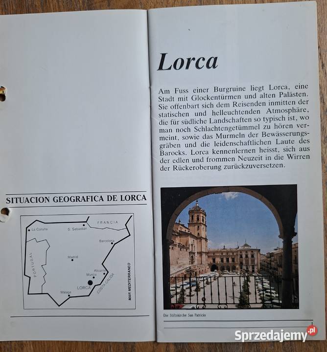 Hiszpania Lorca Murcia j niemiecki małopolskie