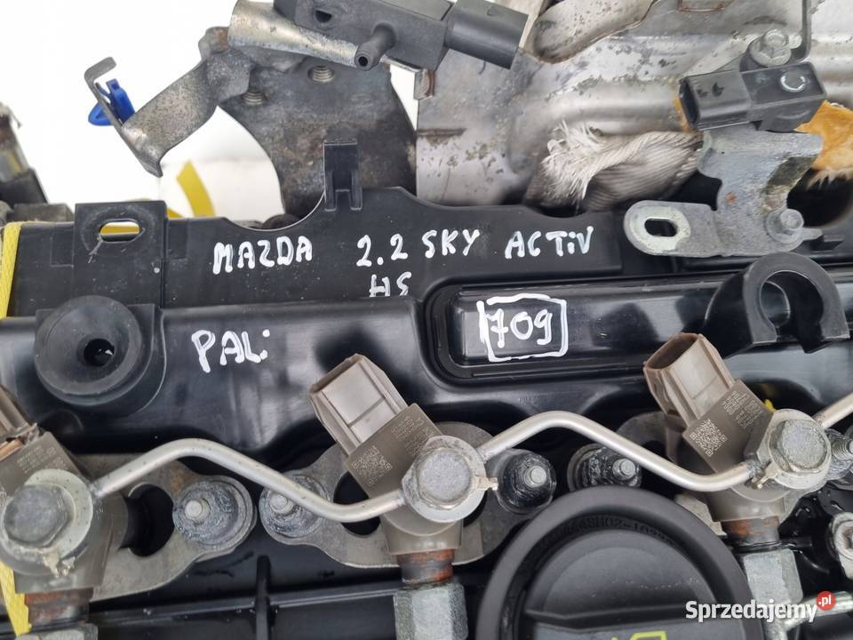 SILNIK KOMPLETNY Mazda CX5 22 D 150 137 SHY1 Rudka