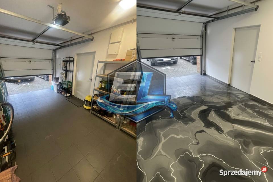 Posadzki epoksydowe garaż pomieszczenia balkon