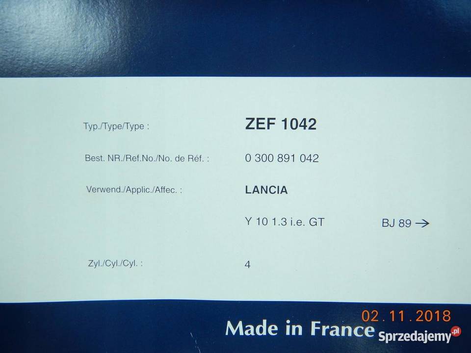 PRZEWODY ZAPŁONOWE LANCIA Y10 8793 ORYGINAŁ