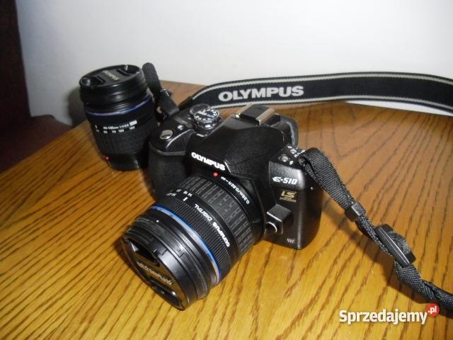 Aparat lustrzanka OLYMPUS E510 z obiektywami 144 Aparaty Warszawa