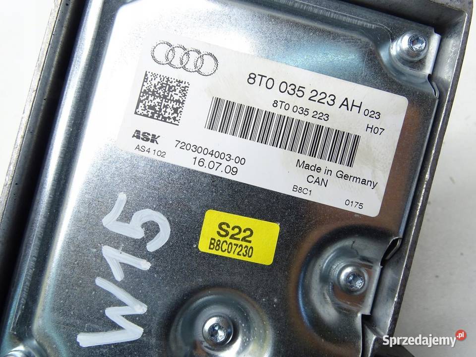 WZMACNIACZ AUDIO RADIA 8T0035223AH AUDI A4 B8 A5 osobowe