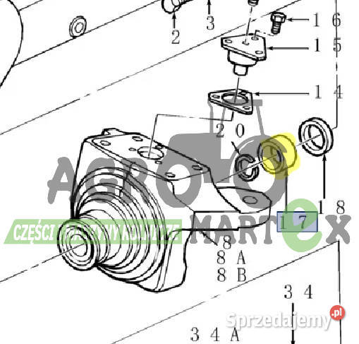 84381701 ZP0730260621 83956849 83943725 AT218789 Części i osprzęt rolniczy dolnośląskie Wichrów