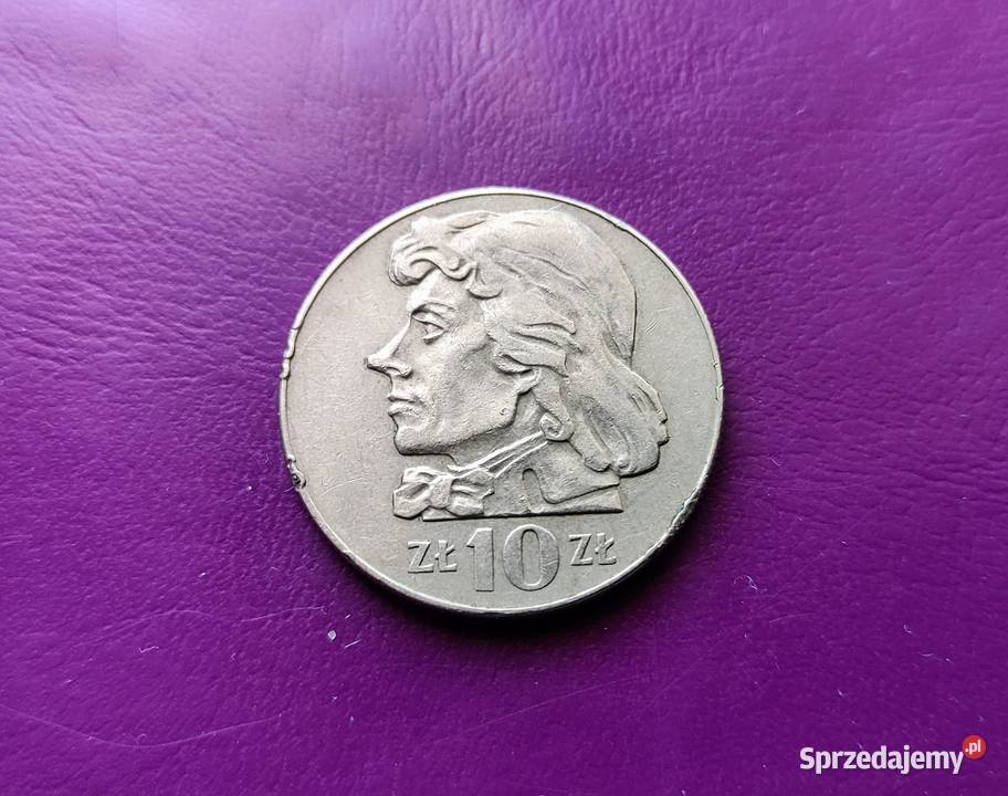 Moneta PRLu 10 ZŁOTYCH 1970 KOŚCIUSZKO Ładna 2 Pruszków