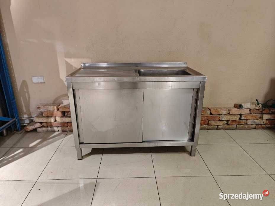 Zlew gastronomiczny z szafką 120x60 komora Góra