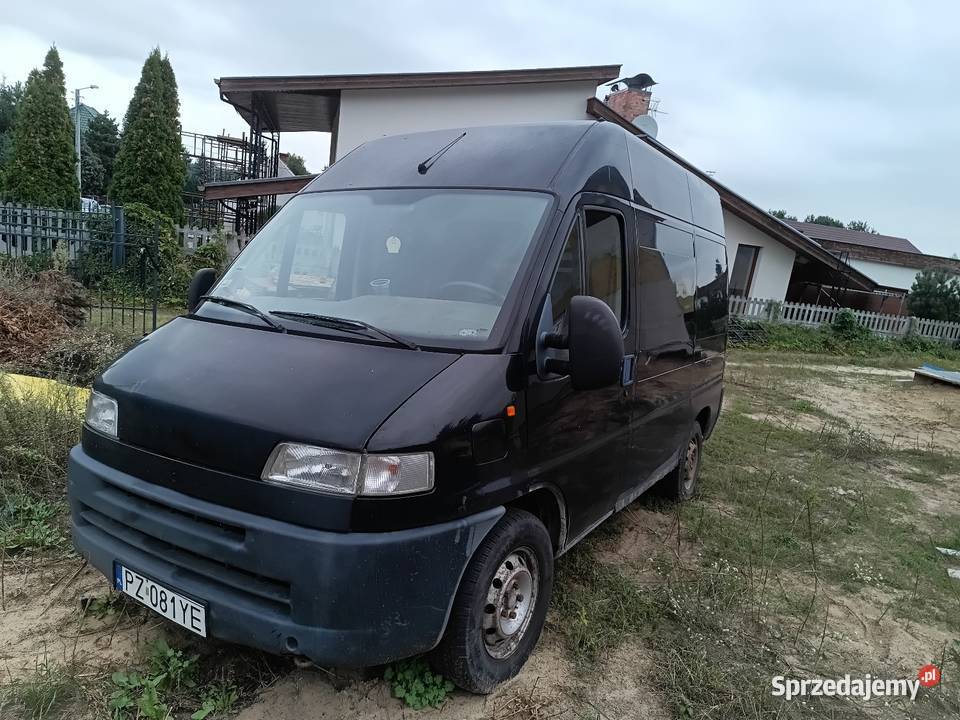 Ducato II 01r wysoki krótki L1H2 19TD idealny na czarny Fiat Mosina