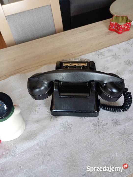 Stary francuski telefon lata 30 Lubasz
