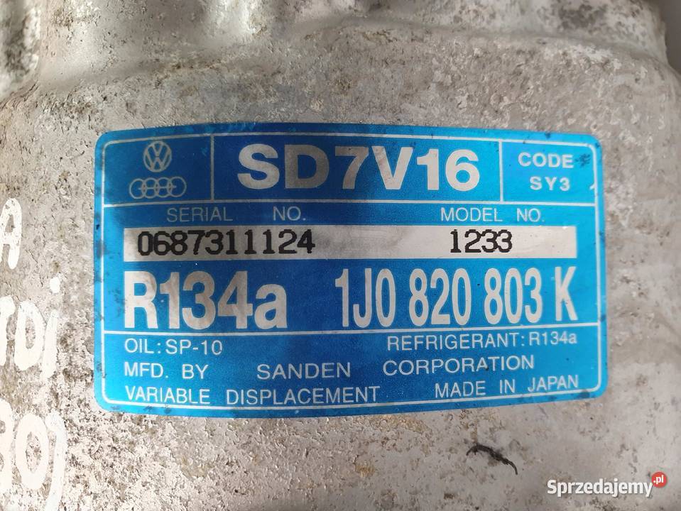 SPRĘŻARKA KLIMATYZACJI VW Bora 19 TDI ATD