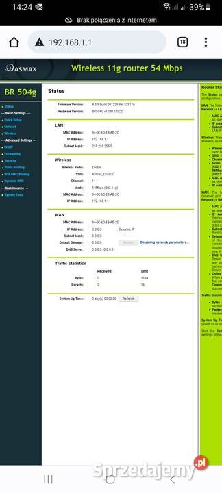 Router Asmax BR504G Wieliczka