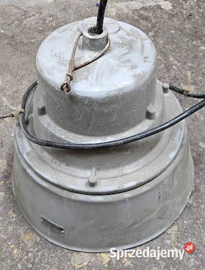 lampa wisząca PRL fi48 wys 40 Lampy Wyszecino sprzedam