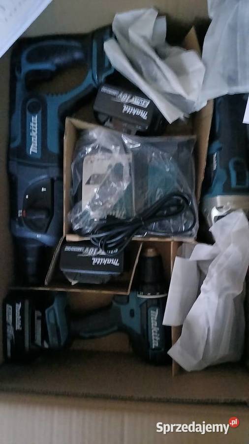 Komplet elektronarzędzi Makita nowy