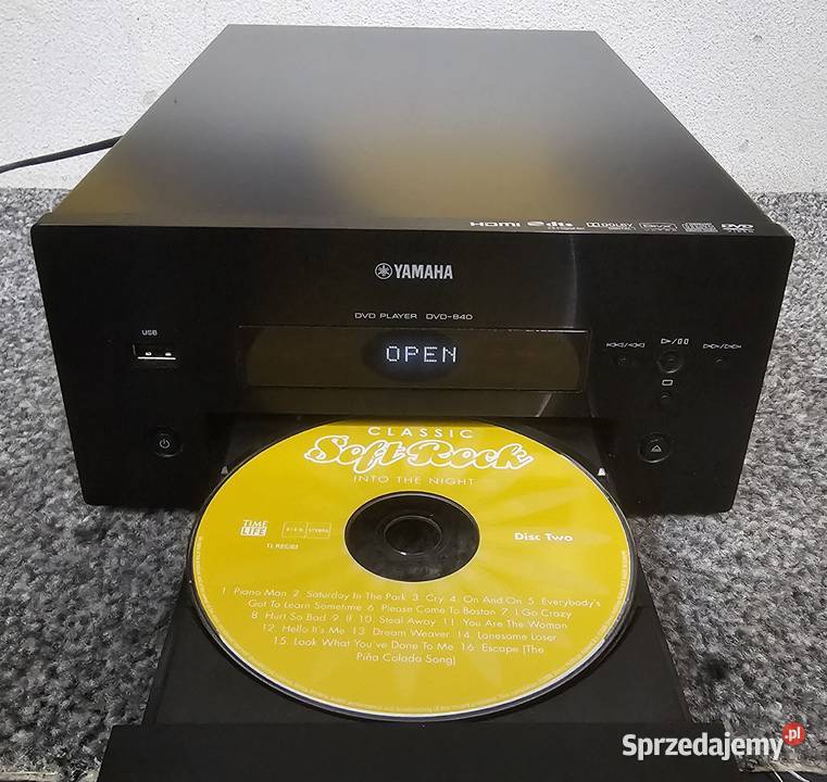 Odtwarzacz płyt CD Yamaha DVDE840 USB Pianocraft Kraków