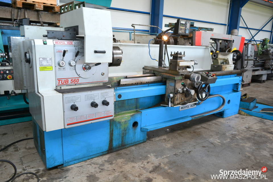 Tokarka uniwersalna TUB 560 x 2000 MEXPOL Głowno