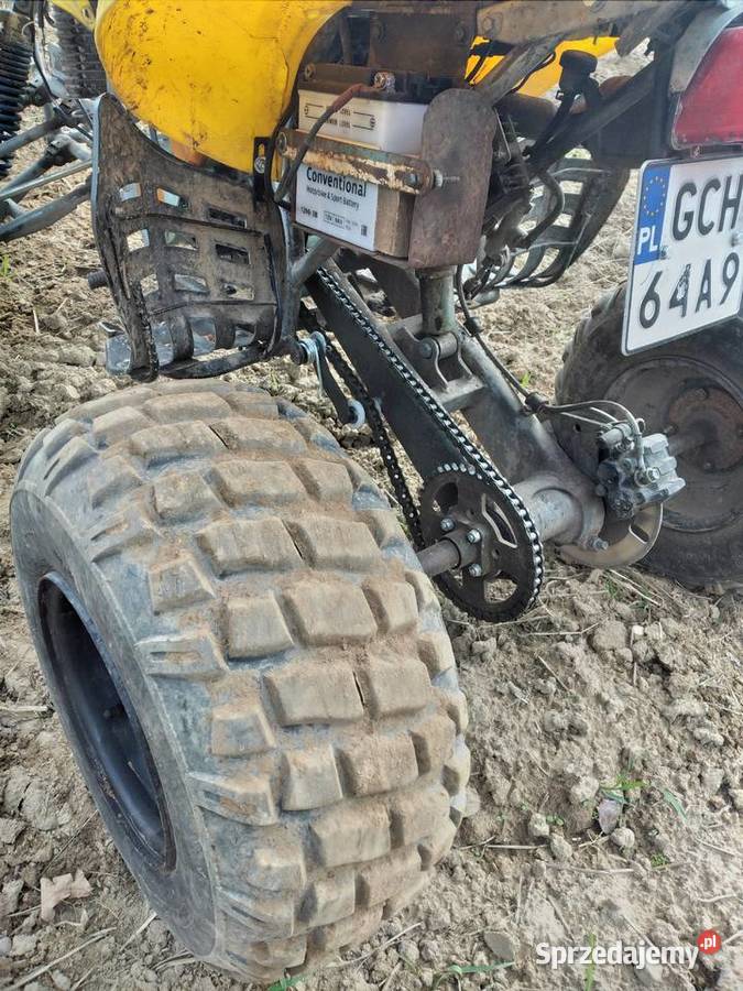 Quad Bashan 250 zarejestrowany na katB Bashan Sierakowice
