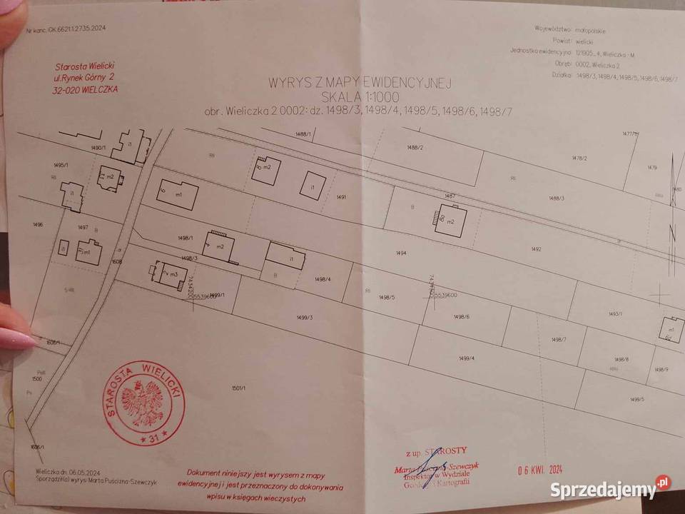Działka budowlana Wieliczka małopolskie