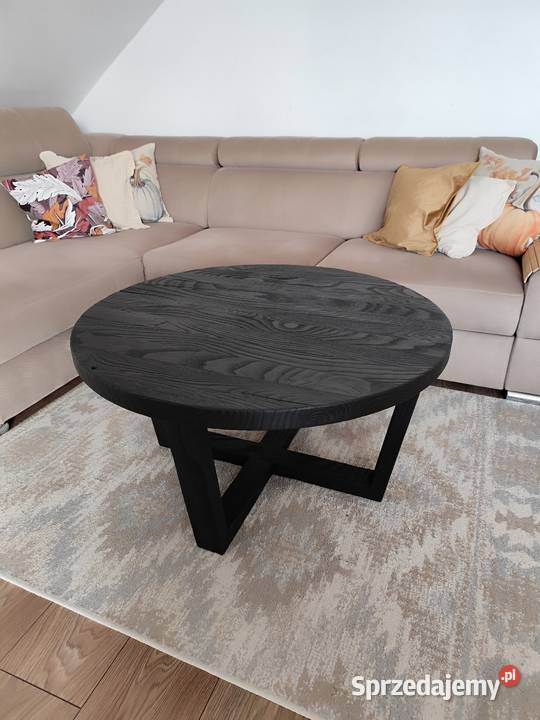 Stolik kawowy dębowy okrągły Zduńska Wola