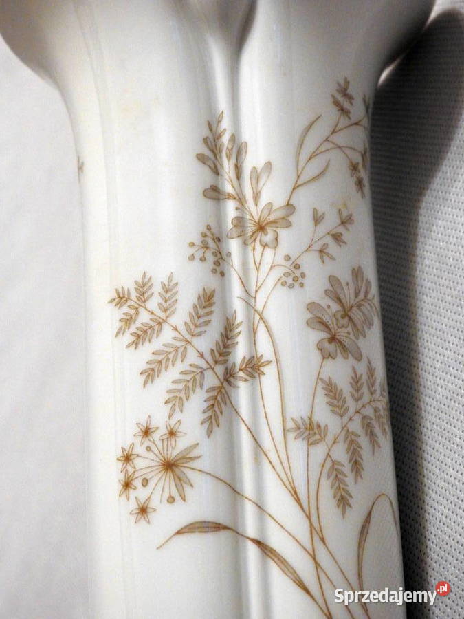 Piękny porcelanowy niemiecki wazon w kwiaty Inowrocław sprzedam