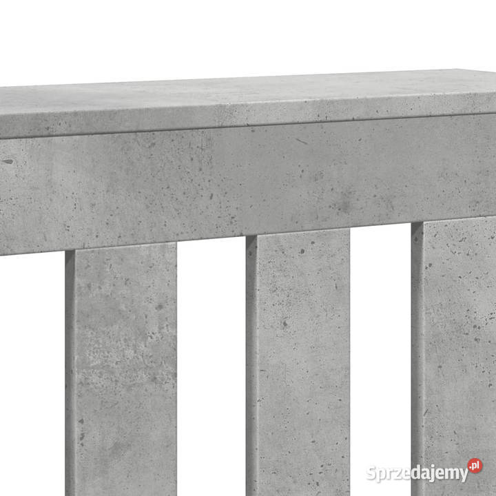 Osłona na grzejnik szarość betonu 205x215x835 Warszawa