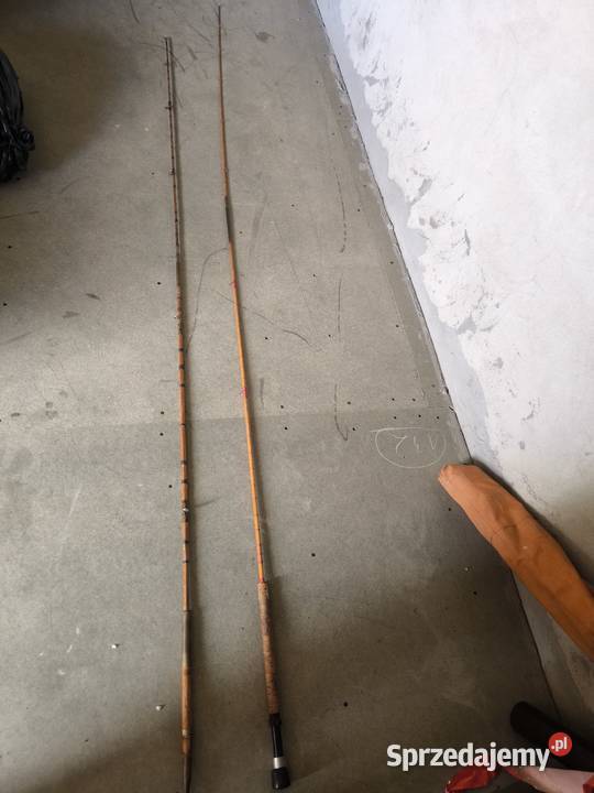 stare dwie wędki tzw klejonki ładnie zachowane Radomsko