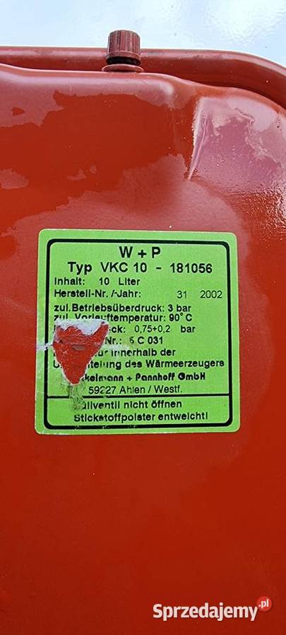 Naczynie przeponowe Vaillant VUW Poznań