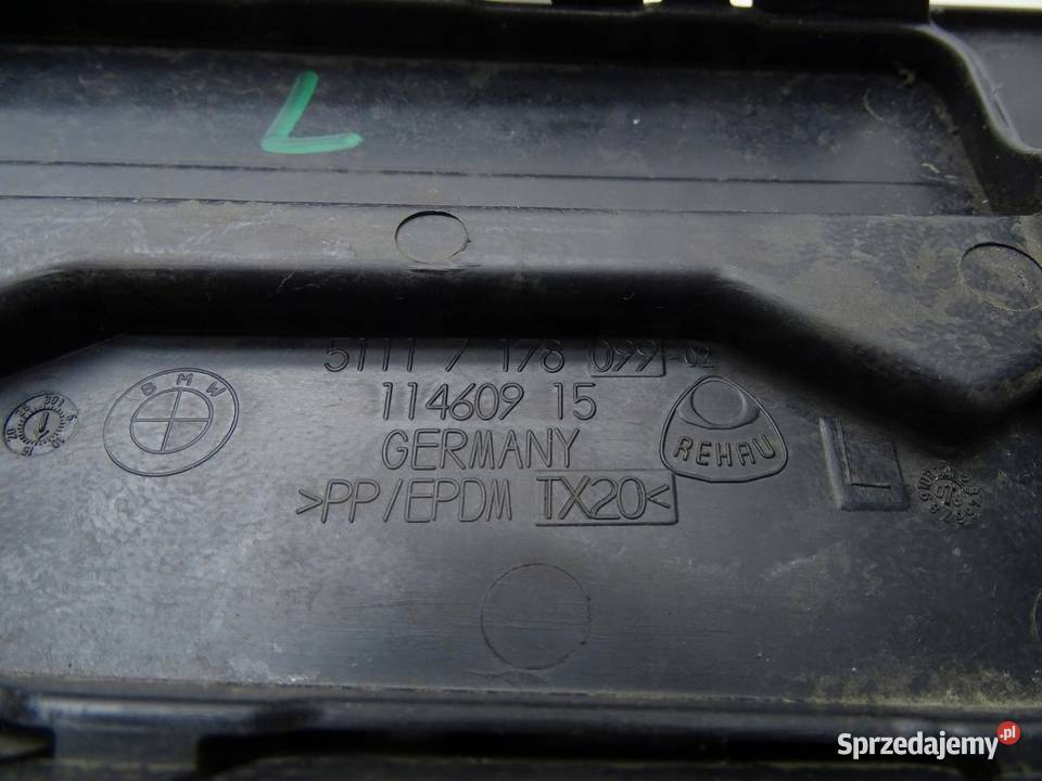 KRATKA ZDERZAKA LEWA LEWY PRZÓD BMW E60 E61 LCI osobowe małopolskie