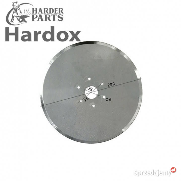 Redlica tarczowa HARDOX części do siewnika Suwałki