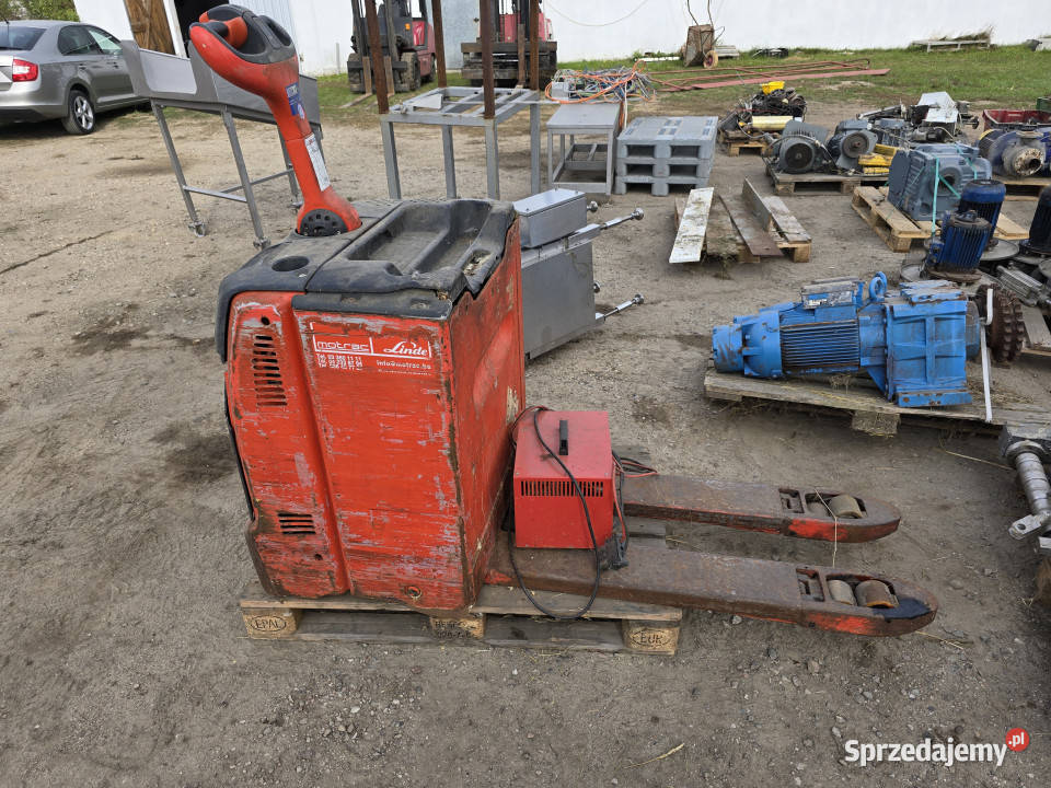 Wózek widłowy elektryczny LINDE udźwig 3 t 2015 Mława sprzedam