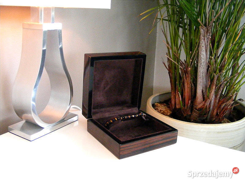 Bransoletka Lidera Przywódcy 24k złoto onyx Zgierz