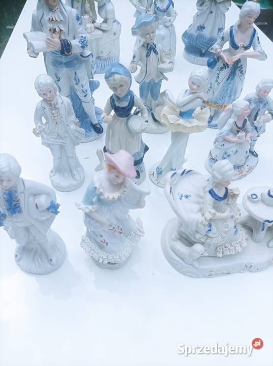 Figurki porcelanowe komplet