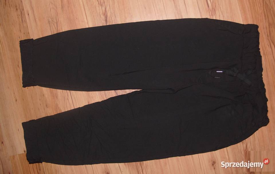 DUŻE CZarne gumowane spodnie Gnieciuchy xxl xxxl Rawicz sprzedam