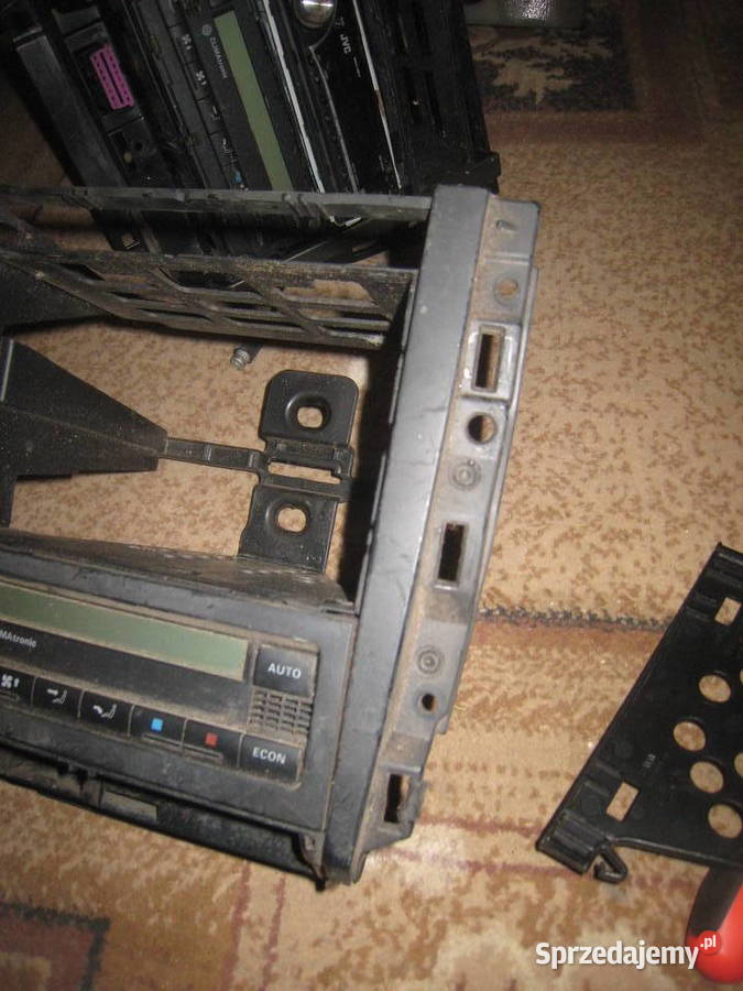 Ramka konsoli centralnej kokpitu radia panelu Kraków