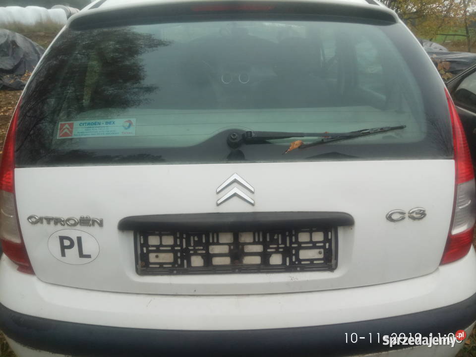 Klapa do CITROENA C3 mazowieckie