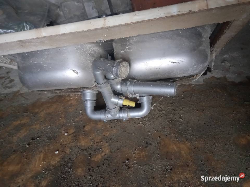 Zlewozmywak 2 komorowy nierdzewka 2