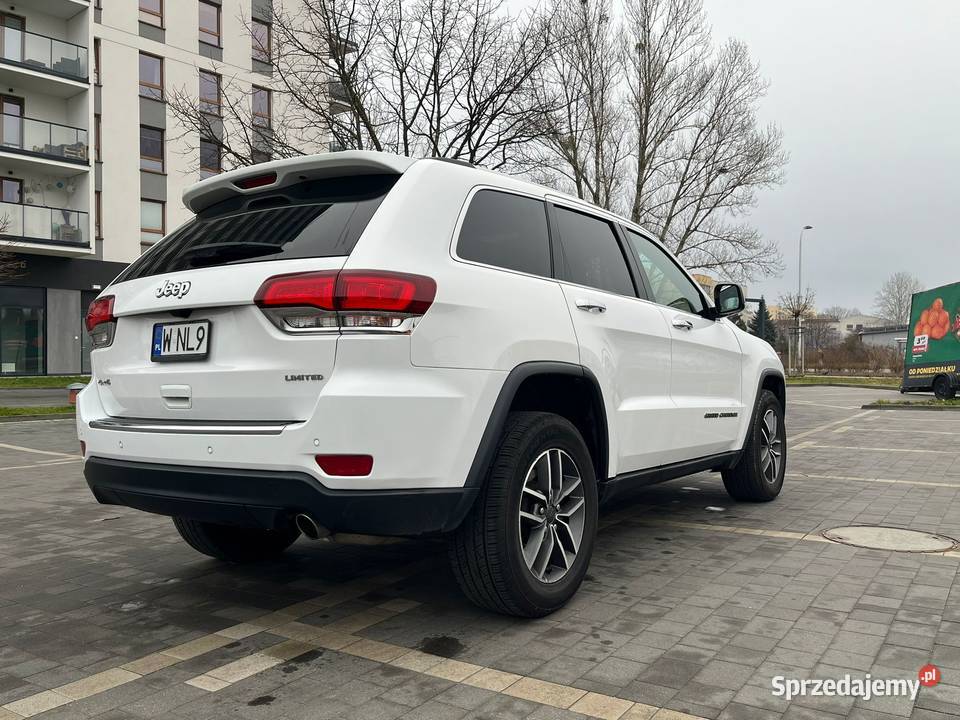 Jeep Grand Cherokee 2020 Limited nieuszkodzony mazowieckie Warszawa