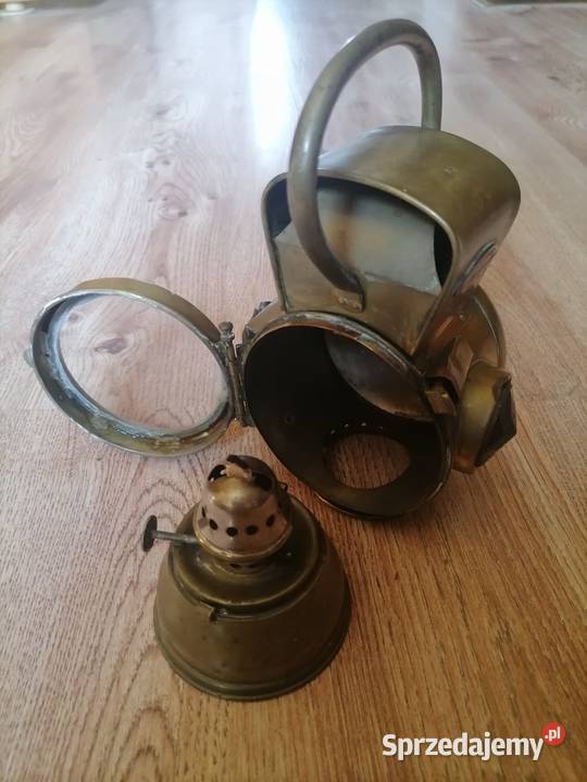 Stara lampa z mosiądzu G Ducellier Kraków